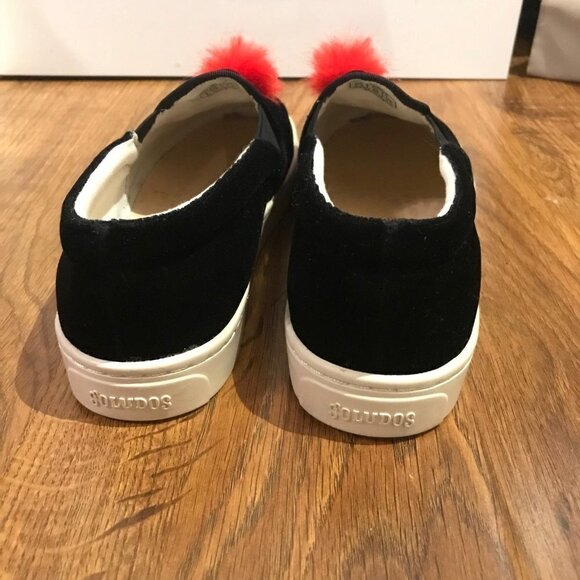 soludos show pony velvet slip ons - Picture 6 of 9